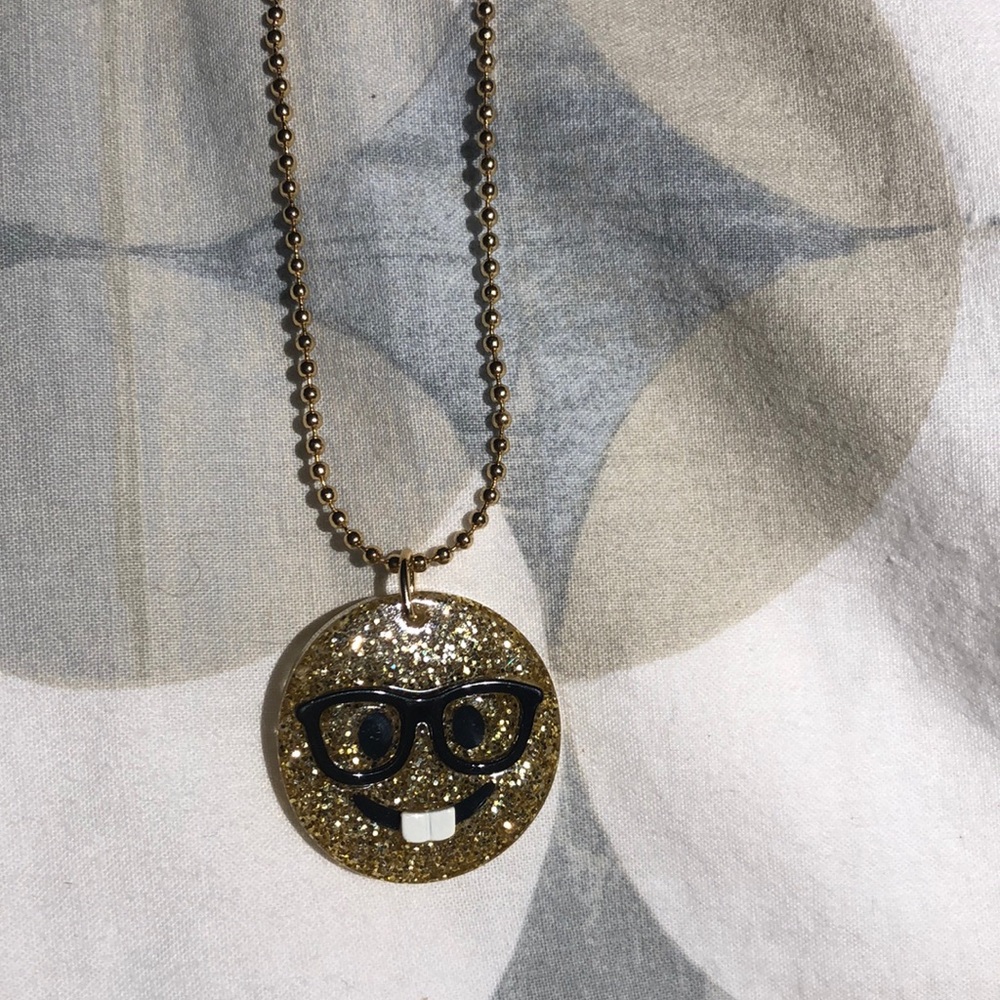 Girls’ j crew (crewcuts) emoji necklace